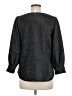 Ro & De Metallic Gray Long Sleeve Blouse Size M - photo 2