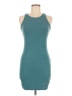 Unbranded Solid Teal Casual Dress Size M - photo 1