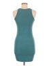 Unbranded Solid Teal Casual Dress Size M - photo 2