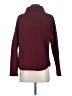 Max Studio Plaid Burgundy Turtleneck Sweater Size XS - photo 2