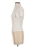 Paige Solid Ivory Short Sleeve Turtleneck Size S - photo 5