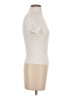 Paige Solid Ivory Short Sleeve Turtleneck Size S - photo 4