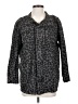 Lime Lush 100% Cotton Animal Print Gray Coat Size S - photo 1