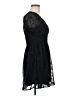 Lily Rose 100% Polyester Black Cocktail Dress Size M - photo 4