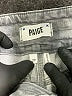 Paige Chevron-herringbone Gray Jeans Size 29 waist - photo 6