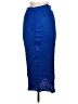 Zara 100% Viscose Blue Formal Skirt Size M - photo 2