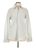 7 Diamonds Silver Long Sleeve Blouse Size M - photo 1