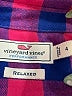 Vineyard Vines Performance 100% Polyester Checkered-gingham Red Long Sleeve Blouse Size 4 - photo 7