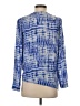 Eight Sixty Blue Long Sleeve Blouse Size XS - photo 2