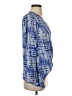 Eight Sixty Blue Long Sleeve Blouse Size XS - photo 4