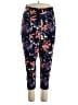 Pop Fit Floral Blue Casual Pants Size 3X - photo 1