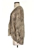 Pins and Needles Animal Print Leopard Print Multi Color Tan 3/4 Sleeve Blouse Size S - photo 5