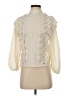 MNG Ivory 3/4 Sleeve Blouse Size 4 - photo 1