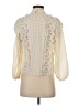 MNG Ivory 3/4 Sleeve Blouse Size 4 - photo 2
