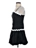 Evolutionary Chevron-herringbone Black Cocktail Dress Size S - photo 5