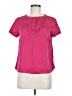 Tommy Hilfiger 100% Silk Pink Blouse Size 8 - photo 1