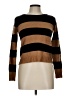 H&M 100% Acrylic Stripes Brown Pullover Sweater Size L - photo 1