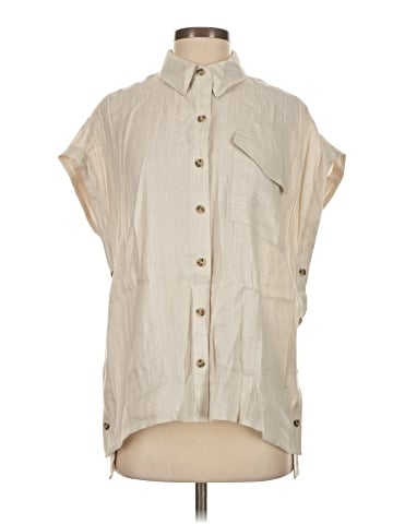 CAbi Sleeveless Button-Down Shirt (view 1)