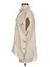 CAbi Solid Ivory Sleeveless Button-Down Shirt Size XS - photo 5