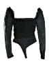 Lulus 100% Polyester Black Bodysuit Size XS - photo 2