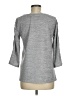 NY Collection Gray 3/4 Sleeve Top Size M - photo 2
