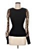 DKNY Animal Print Black Cardigan Size M - photo 1
