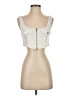 WeWoreWhat Silver Sleeveless Top Size S - photo 1
