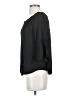 Naked Zebra 100% Polyester Black 3/4 Sleeve Blouse Size S - photo 5