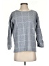 Tahari Checkered-gingham Gray Pullover Sweater Size S - photo 1