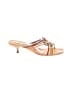 Prada Stripes Orange Sandals Size EU 39 1/2 - photo 1