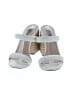 Steve Madden 100% Leather White Ivory Sandals Size 9 - photo 2