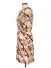 Rails 100% Polyester Print Brown Casual Dress Size L - photo 5