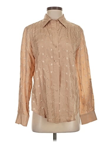 Allison Taylor Long Sleeve Silk Top (view 1)