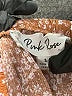 Pink Rose 100% Recycled Polyester Animal Print Orange Casual Skirt Size L - photo 4
