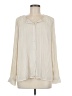 Alfani Ivory Long Sleeve Blouse Size M - photo 1