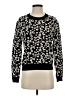 Rebecca Taylor Floral Black Pullover Sweater Size S - photo 1