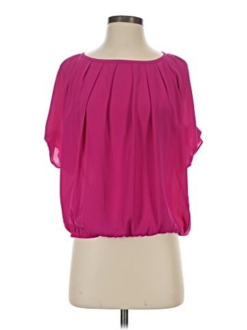 INC International Concepts Short Sleeve Blouse (view 1)