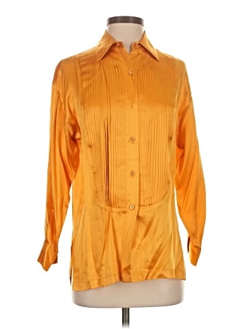 Spenser Jeremy Long Sleeve Silk Top (view 1)