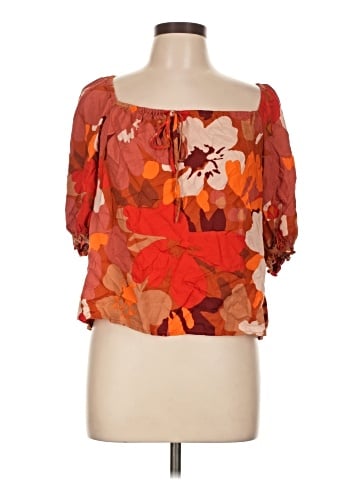 Sanctuary 3/4 Sleeve Blouse (view 1)
