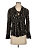 Massimo Dutti 100% Viscose Black Long Sleeve Blouse Size 2 - photo 1