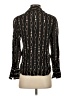 Massimo Dutti 100% Viscose Black Long Sleeve Blouse Size 2 - photo 2