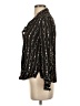 Massimo Dutti 100% Viscose Black Long Sleeve Blouse Size 2 - photo 5