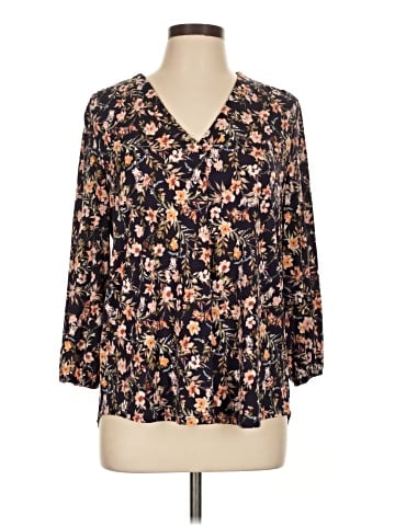 TWO by Vince Camuto 3/4 Sleeve Blouse (view 1)