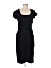 Shape FX Solid Black Cocktail Dress Size 6 - photo 1