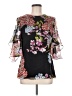 Josie Natori 100% Silk Black Blouse Size M - photo 1