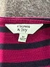 Crown & Ivy 100% Cotton Burgundy Pullover Sweater Size M - photo 7