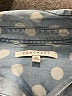 Foxcroft 100% Tencel Lyocell Polka Dots Blue Long Sleeve Blouse Size 8 (petite) - photo 7