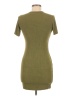 Unbranded Solid Green Casual Dress Size M - photo 2