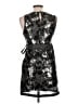 Twenty One 100% Polyester Metallic Black Cocktail Dress Size L - photo 2