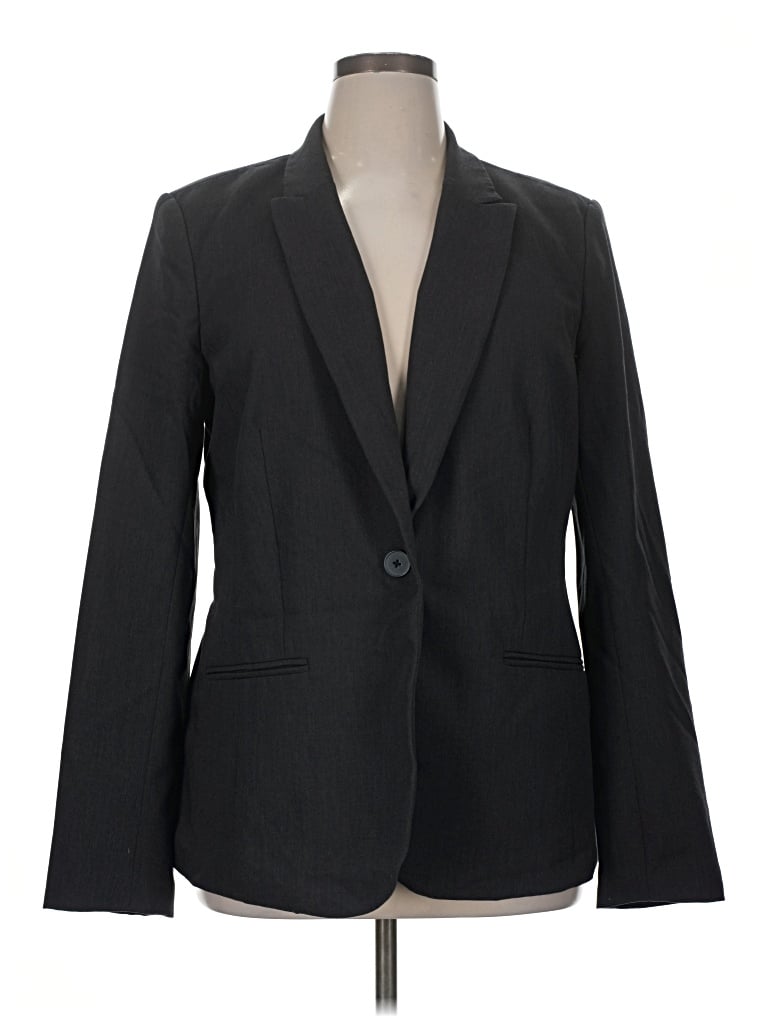 Pre-owned Liz Claiborne Career Blazer Jacket In Silver